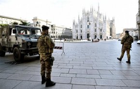 الجيش الإيطالي يشارك في الحرب على كورونا
