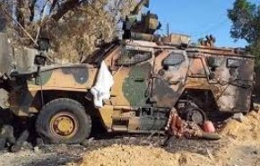 تفجير مدرعتين عسكريتين للقوات التركية على يد إرهابيين في إدلب