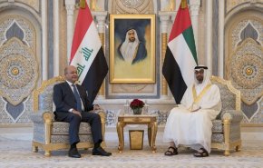 ولی‎عهد ابوظبی با رئیس جمهور عراق درباره تقویت همکاری‌ها گفت‌وگو کرد
