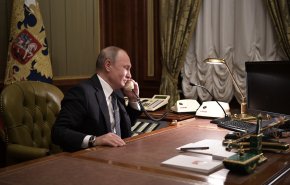 اتصال هاتفي للرئيس الروسي مع نظيره الصيني
