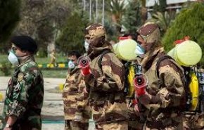 80 الفا من الجيش الايراني يشاركون في مكافحة كورونا