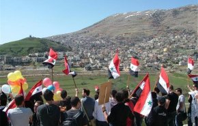 شاهد.. اهالي الجولان السوري يؤكدون رفضهم للاحتلال 