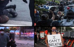 شاهد.. الشرطة الامريكية تدهس المحتجين