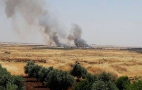شاهد.. ادلة تورط أمريكا باشعال الحرائق في الأراضي السورية
