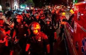 تیراندازی در جریان اعتراضات نیویورک؛ 5 نفر زخمی شدند+ عکس 