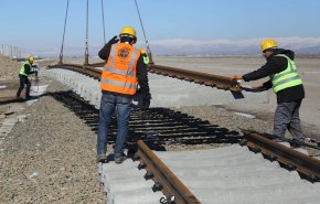 إكمال مشروع سككي كبير في شمال غرب ايران قريباً