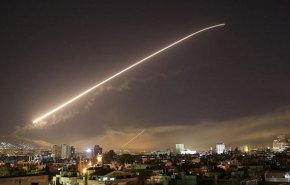 مقابله پدافند ارتش سوریه با حمله موشکی صهیونیست‌ها