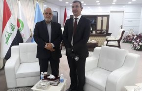 السفير الايراني لدى بغداد يلتقي وزير النفط الجديد