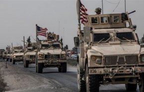 القوات الأمريكية المحتلة تدخل رتلاً عسكرياً إلى مدينة القامشلي