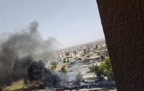 بالصور.. إخماد حريقين بمخيم اليرموك وحديقة ابن عساكر بدمشق