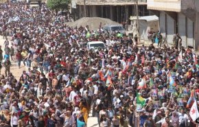 بالصور.. تظاهرات في عين العرب تنديدا بالقصف التركي لقرية حلنج