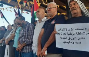 اعتصام في مخيم عين الحلوة رفضا لقرار الضم 