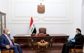 قضايا هامة ناقشها الرئيس العراقي والكعبي 