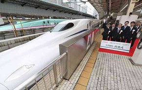 شاهد.. قطار ’طلقة’ يدخل الخدمة في اليابان