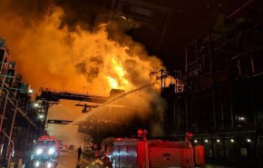 فیلم | انفجار و آتش‌سوزی در کارخانه فولاد ایالت ایندیانای آمریکا
