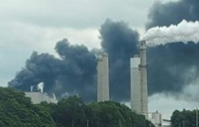 انفجار و آتش‌سوزی در نیروگاه برق شهر ویتفیلد آمریکا
