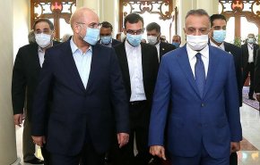 الكاظمي يلتقي برئيس مجلس الشورى الاسلامي 