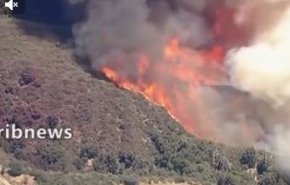 تصاویری از آتش سوزی در دره گیلاس کالیفرنیا