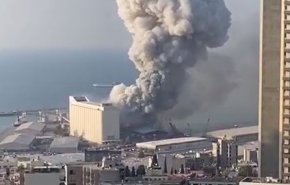 ویدئویی هولناک از لحظه انفجار در بیروت