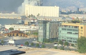 شاهد .. حجم الدمار للإنفجار الذي حصل في مرفأ بيروت