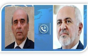 ظریف با همتای لبنانی گفتگو کرد /آمادگی ایران برای ارائه کمک به لبنان