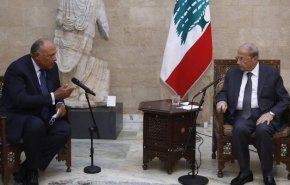 وزير خارجية مصر مستعدون للوقوف الى جانب الشعب اللبناني