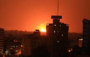 صهیونیست‌ها بار دیگر نوار غزه را هدف قرار دادند

