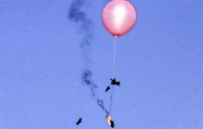 بالونات متفجرة تسقط على قاعدة عسكرية 'اسرائيلية'