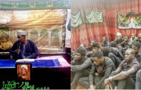 فیلم| برگزاری مراسم عزاداری امام حسین (ع) از سوی هواداران شیخ الزکزاکی در ابوجا
