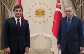بارزاني يلتقي الرئيس و وزير الخارجية التركي في انقرة