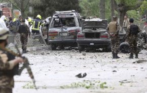 بالفيديو.. انفجار يستهدف موكب نائب رئيس أفغانستان في كابول