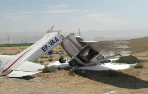 تحطم طائرة تدريب ايرانية في قزوين