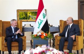 لقاء هام يجمع الرئيس العراقي ووزير الدفاع الايطالي