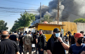 اول تعليق من الحزب الديمقراطي الكردستاني على حرق مقره ببغداد