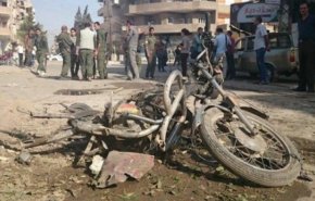 انفجار دراجة نارية مفخخة على طريق جنديرس بعفرين السورية