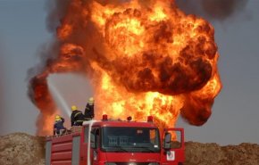 الدفاع المدني العراقي يعلن اخماد حريق انبوب الغاز في المثنى