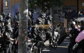 آمادگی گروه 'پاسخ استراتژیک' پلیس نیویورک برای مقابله با شورش‌های انتخاباتی