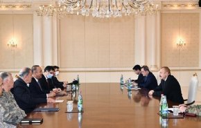 الرئيس الأذربيجاني يجري مباحثات مع وزيري الخارجية والدفاع التركيين 