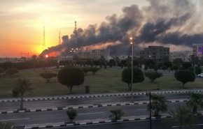 حمله یمنی ها به تاسیسات نفتی آرامکو عربستان با موشک قدس ۲