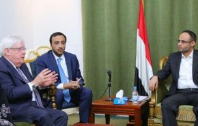 دیدار مجازی رئیس شورای عالی سیاسی یمن و فرستاده سازمان ملل