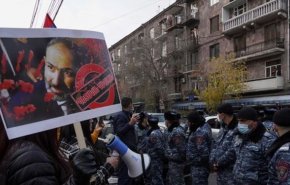 اعتراضات در ارمنستان/معترضان خواستار کناره گیری پاشینیان شدند