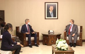 وزير الخارجية السوري يتسلم اوراق ممثل برنامج الغذاء العالمي 