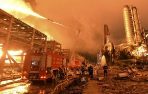 انفجار در کارخانه شیمیایی در چین؛ یک کشته، چند مفقود و زخمی