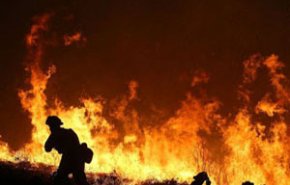 فیلم| آتش سوزی شب گذشته در اردوگاه آوارگان در اربیل