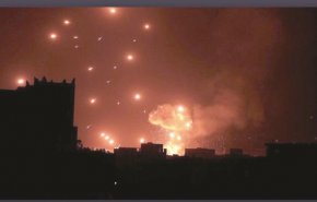 تحالف العدوان السعودي يشن 10 غارات على صنعاء