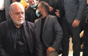 حضور سفیر ایران بر سر مزار شهید «ابومهدی المهندس» در عراق