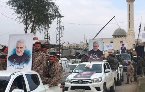 شاهد.. حلب تحيي ذكرى استشهاد القائدين سليماني والمهندس