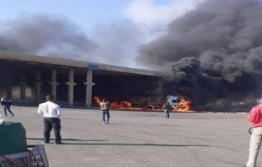 انفجار شاحنة في معبر نصيب الحدودي لسوريا مع الأردن