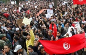 ادامه تظاهرات در تونس در اعتراض به اوضاع اقتصادی 