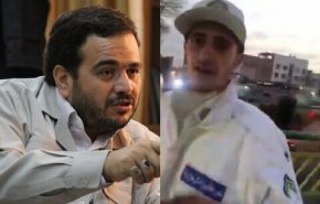 ناجا ویدیوی دوربین مداربسته از لحظه درگیری عنابستانی با سرباز راهور را منتشر کرد
